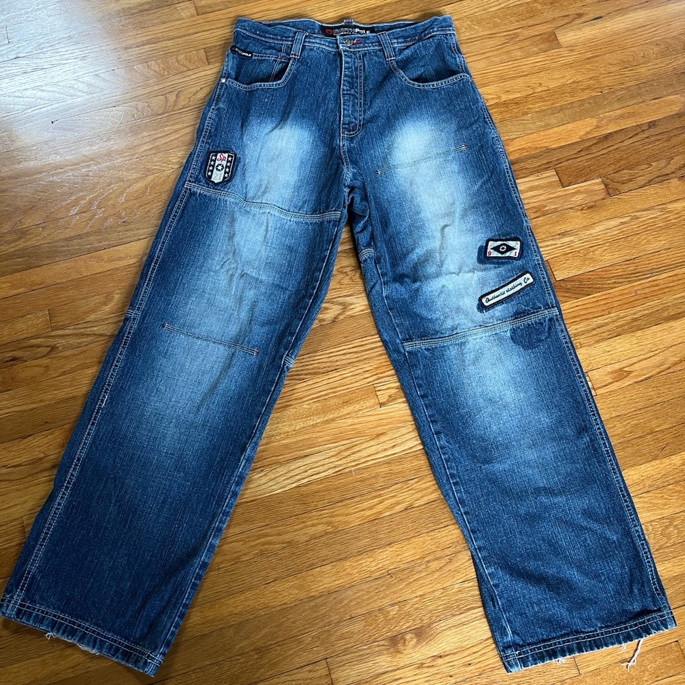 Y2K Vintage South Pole Embroidered Jeans